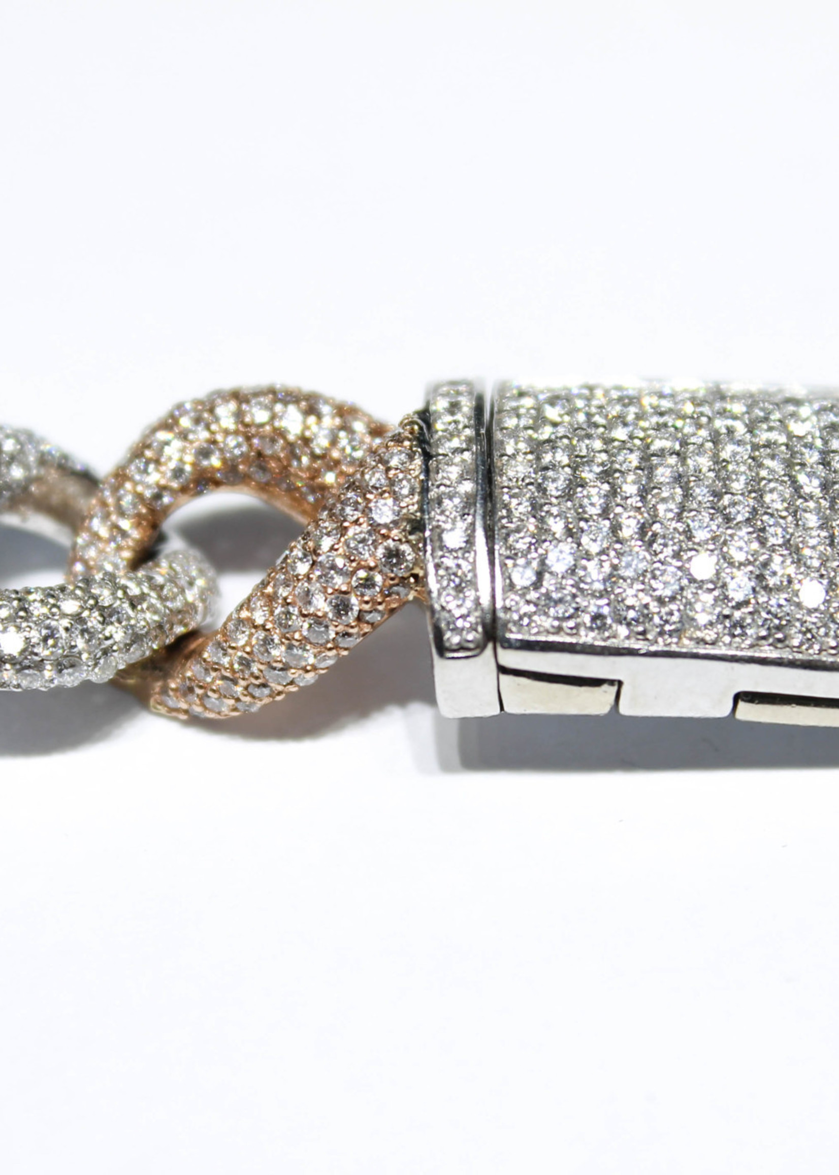 14k Bracelets 14k r/w 88.75g 10.31ct vvs 7.5" infinity