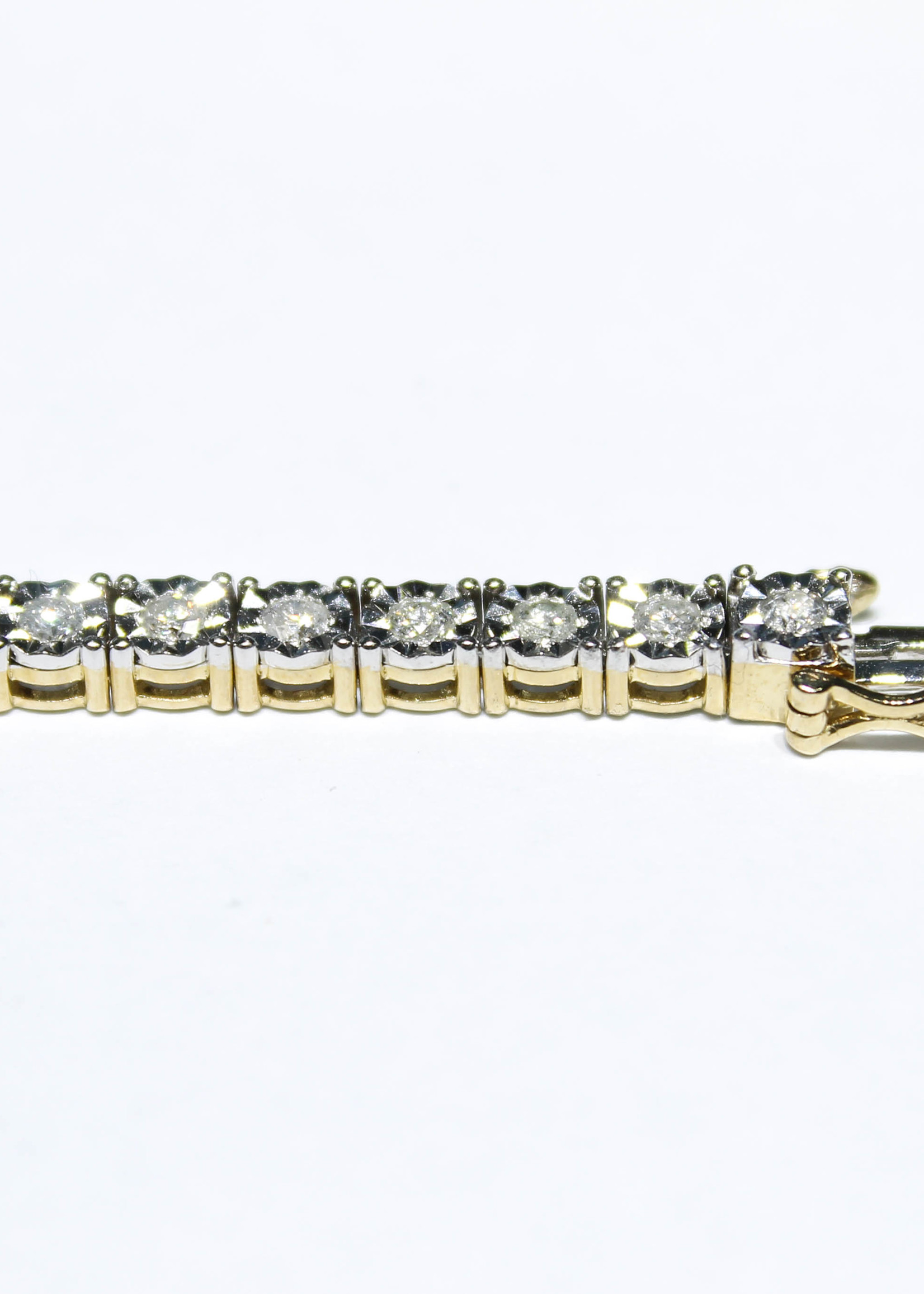 10k Bracelets 10k yg 10.9g 1.89ct teni #112652