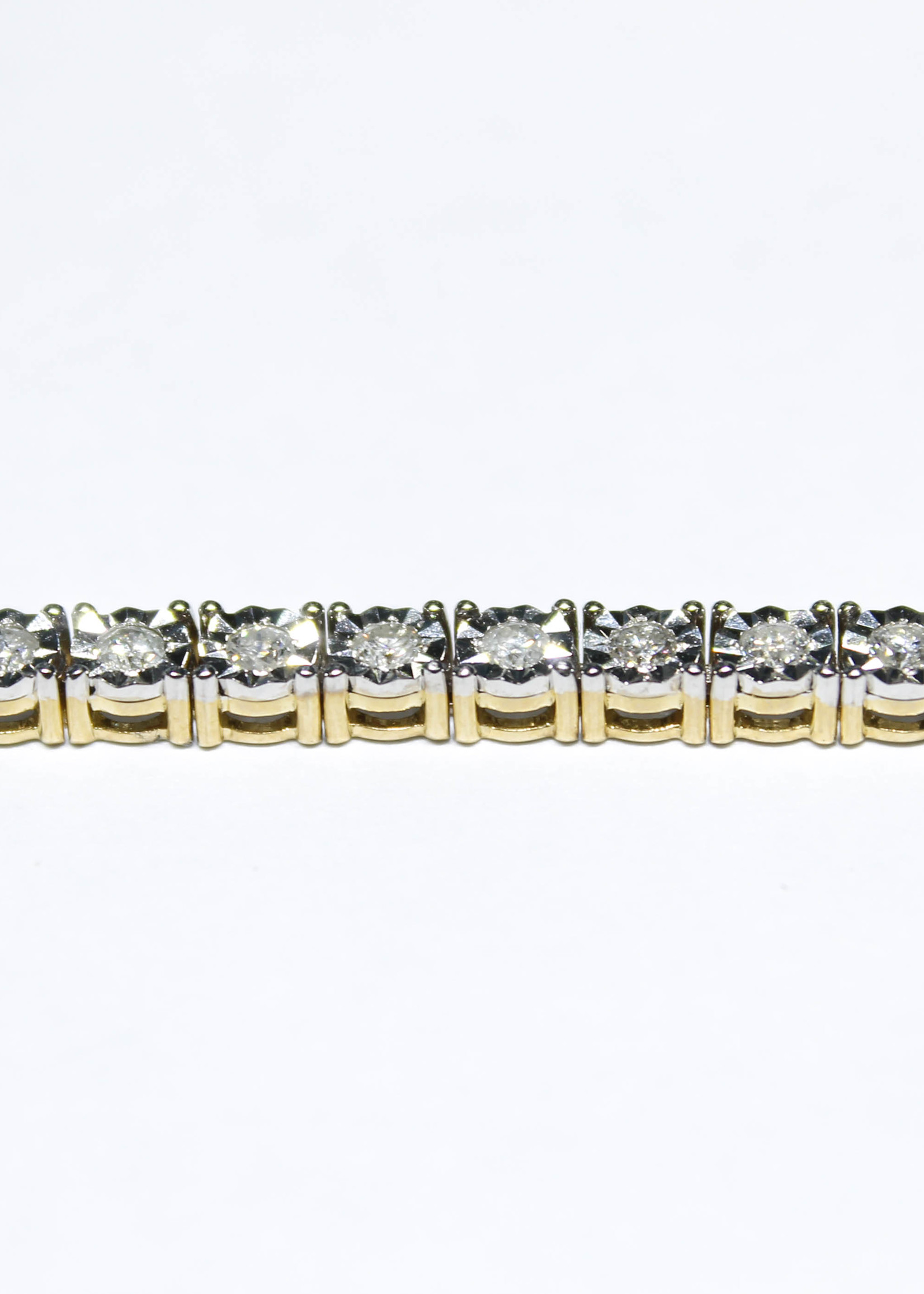 10k Bracelets 10k yg 10.9g 1.89ct teni #112652