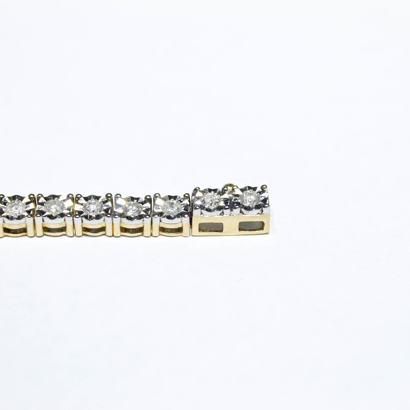 10k Bracelets 10k yg 10.9g 1.89ct teni #112652