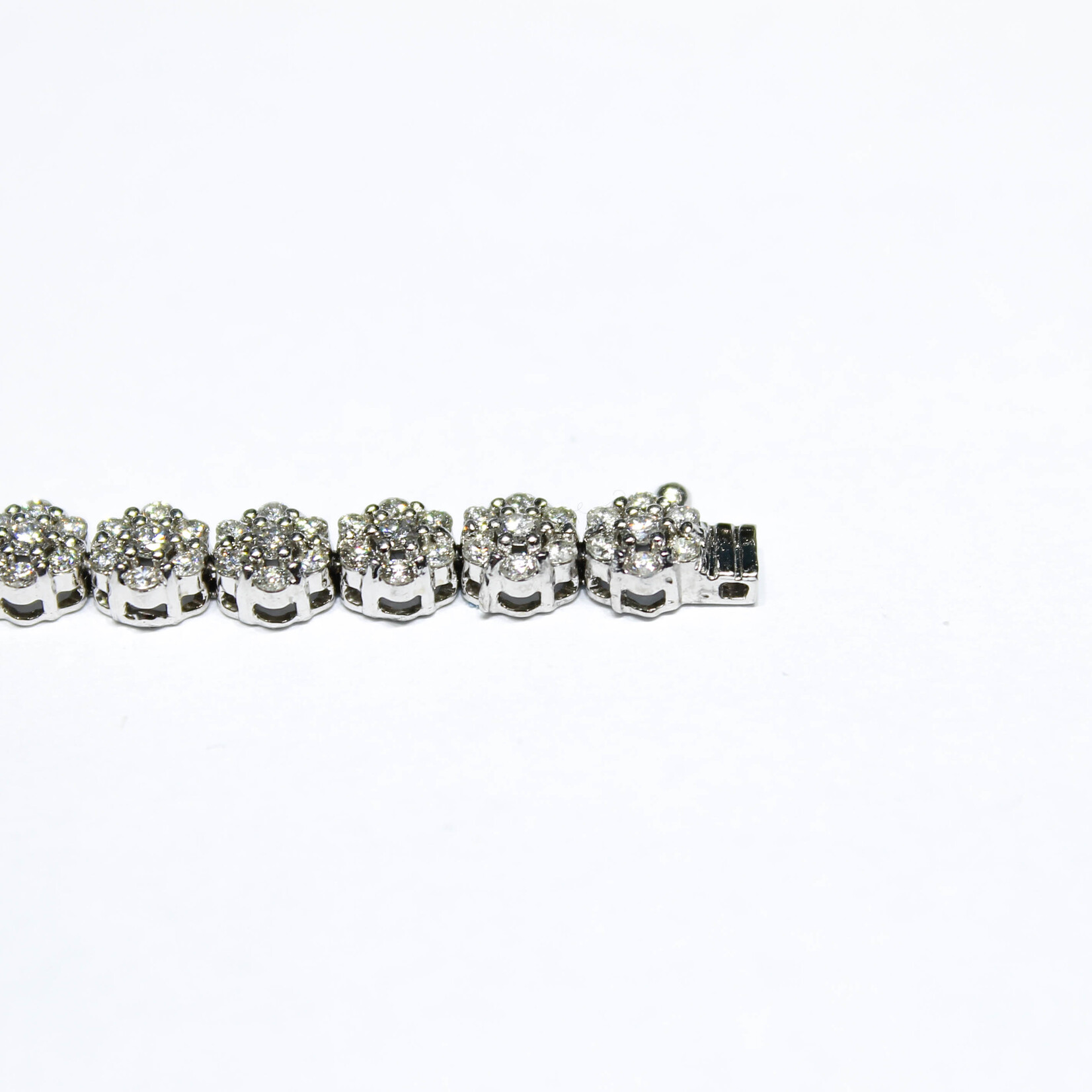 14k Bracelets 14k wg12.72g 4.41ct VS 7" #jc2508jbr