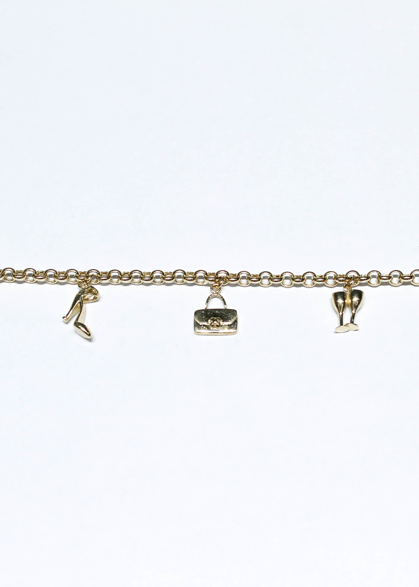 14k Bracelets 14k yg 7.04g heel/purs #635487