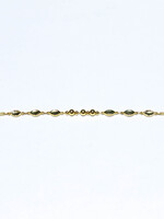 14k Bracelets 14k yg 2.3g 7" dim/circ #927003