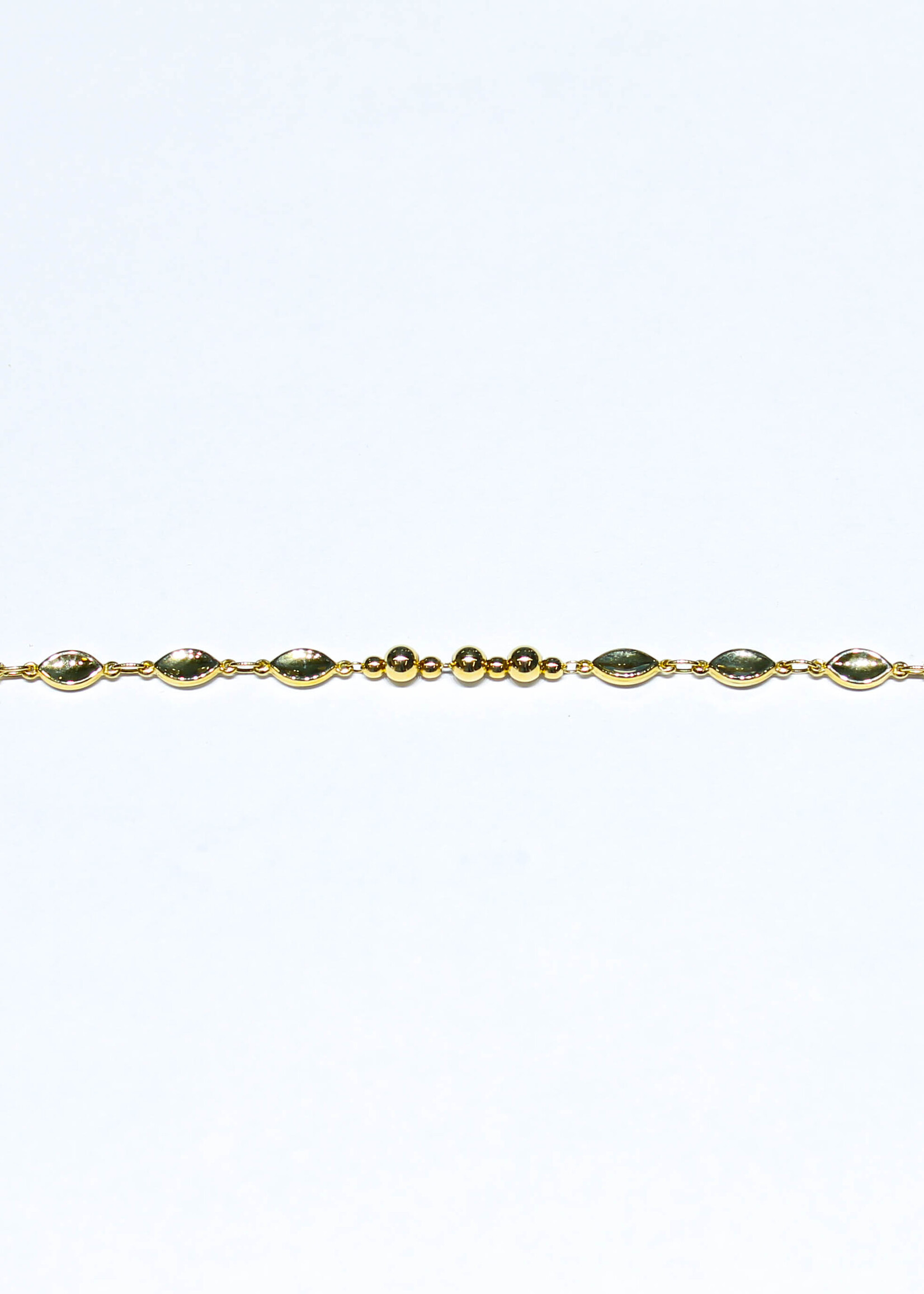 14k Bracelets 14k yg 2.3g 7" dim/circ #927003