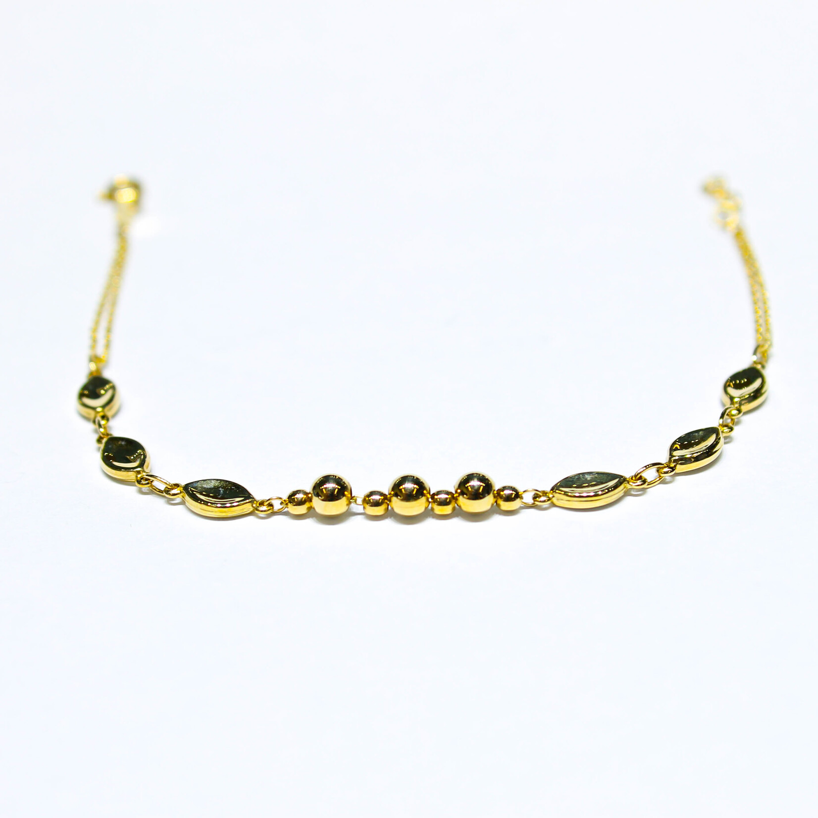 14k Bracelets 14k yg 2.3g 7" dim/circ #927003