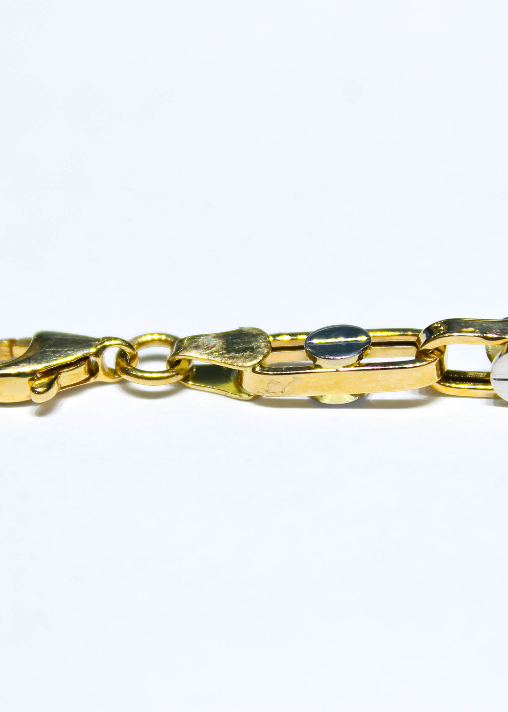 14k Bracelets 14k yg 8.38g 7.5" lin/cir #638810