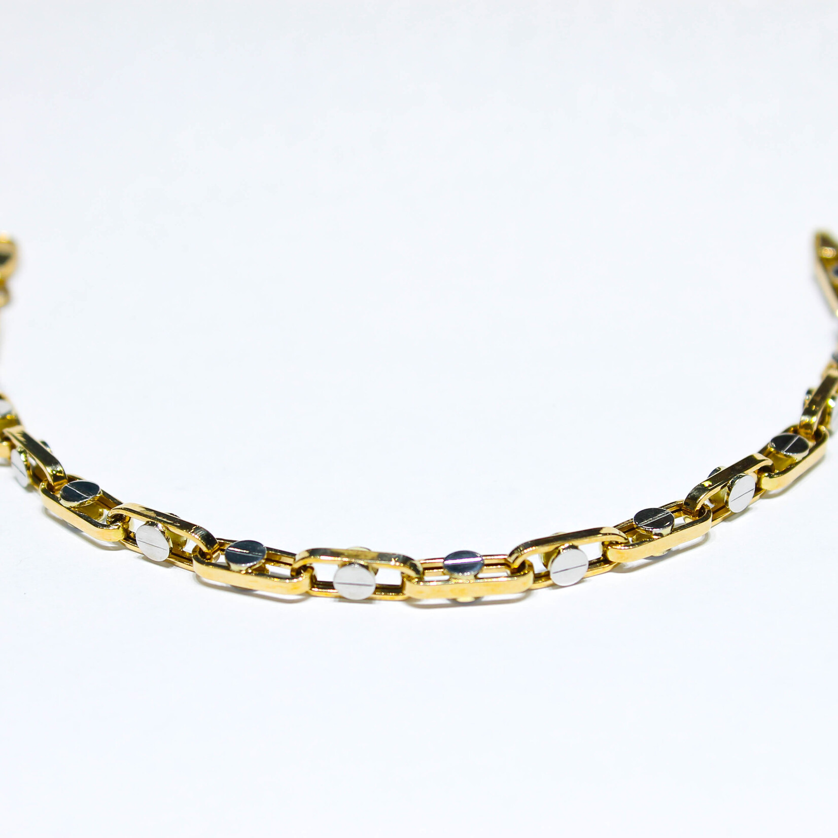 14k Bracelets 14k yg 8.38g 7.5" lin/cir #638810