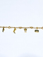 14k Bracelets 14k yg 7.03g 7.5" heel/lip #683416