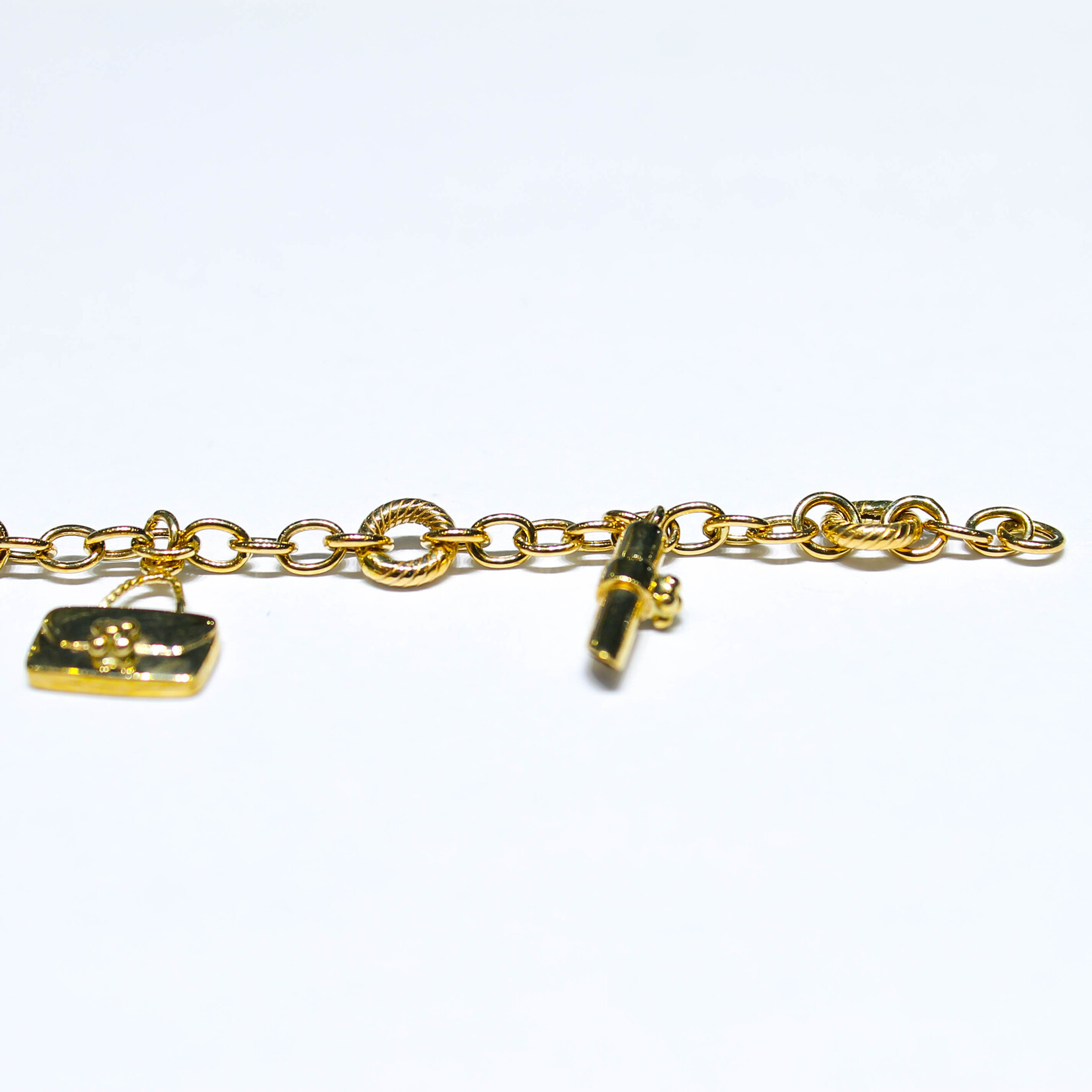 14k Bracelets 14k yg 7.03g 7.5" heel/lip #683416