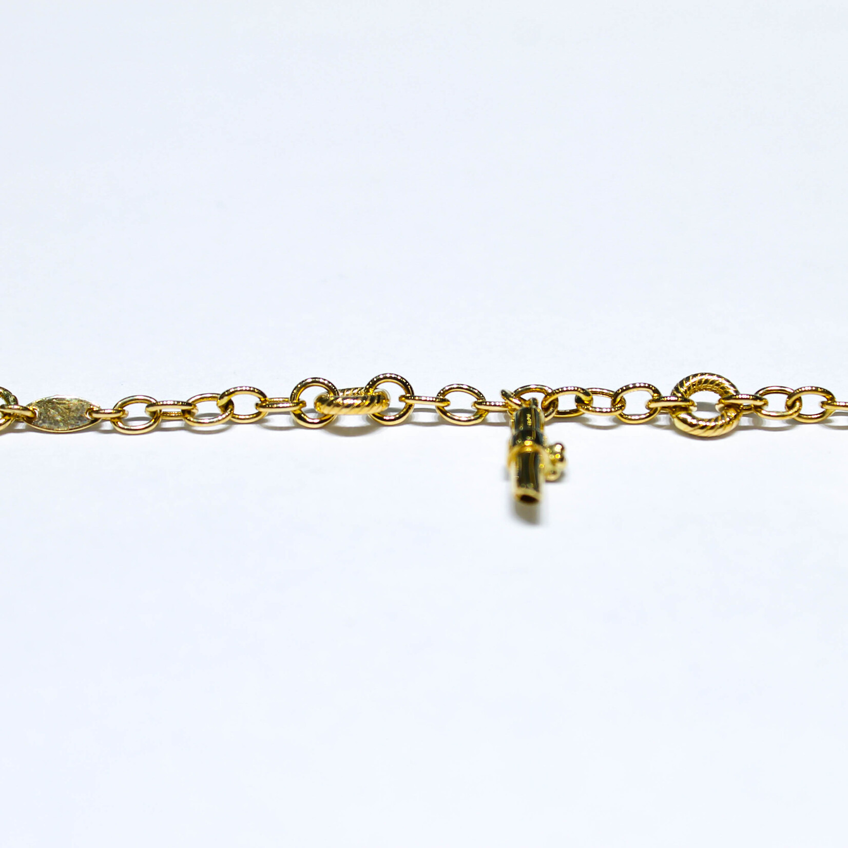 14k Bracelets 14k yg 7.03g 7.5" heel/lip #683416