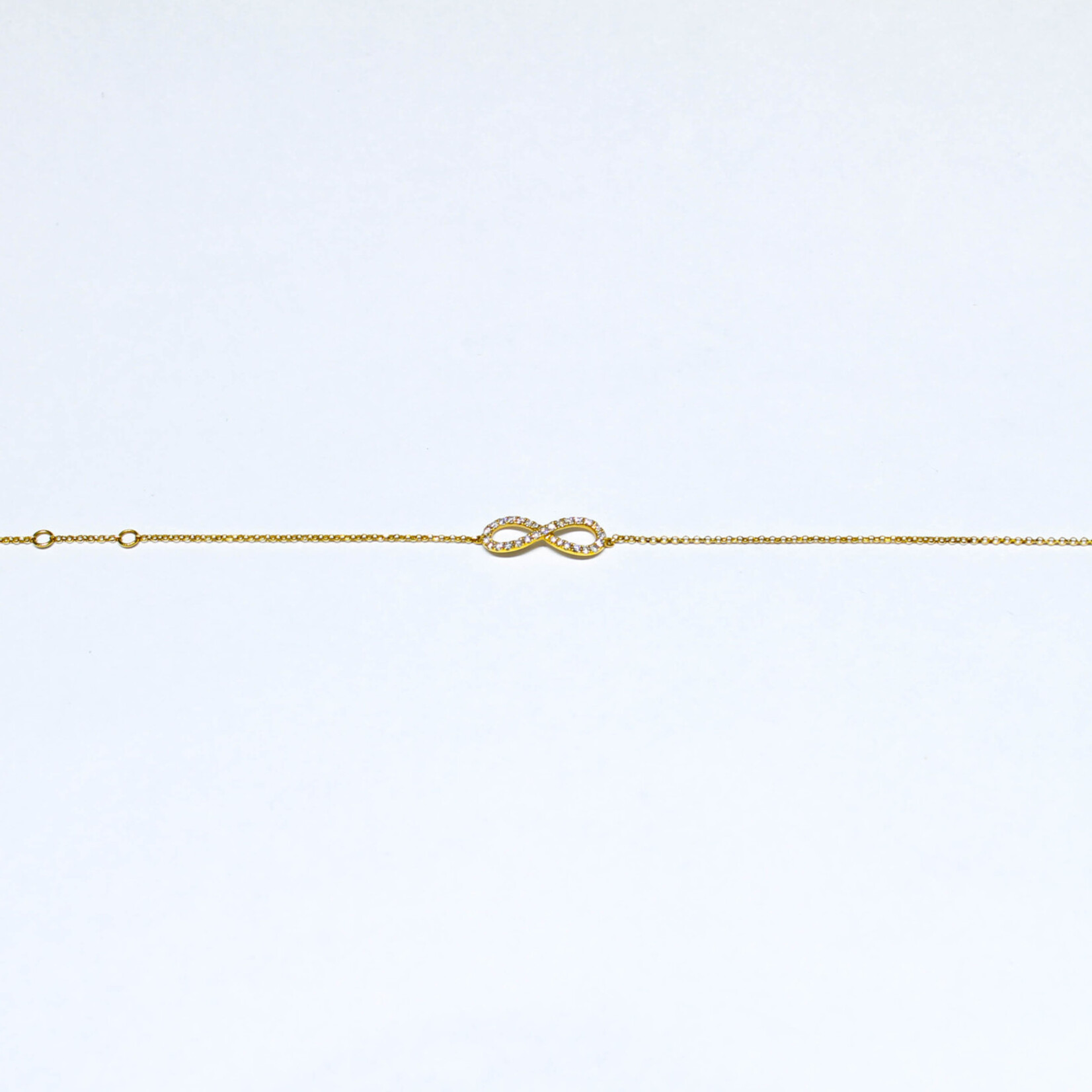 18k bracelets 18k yg .21ct infini tb1053