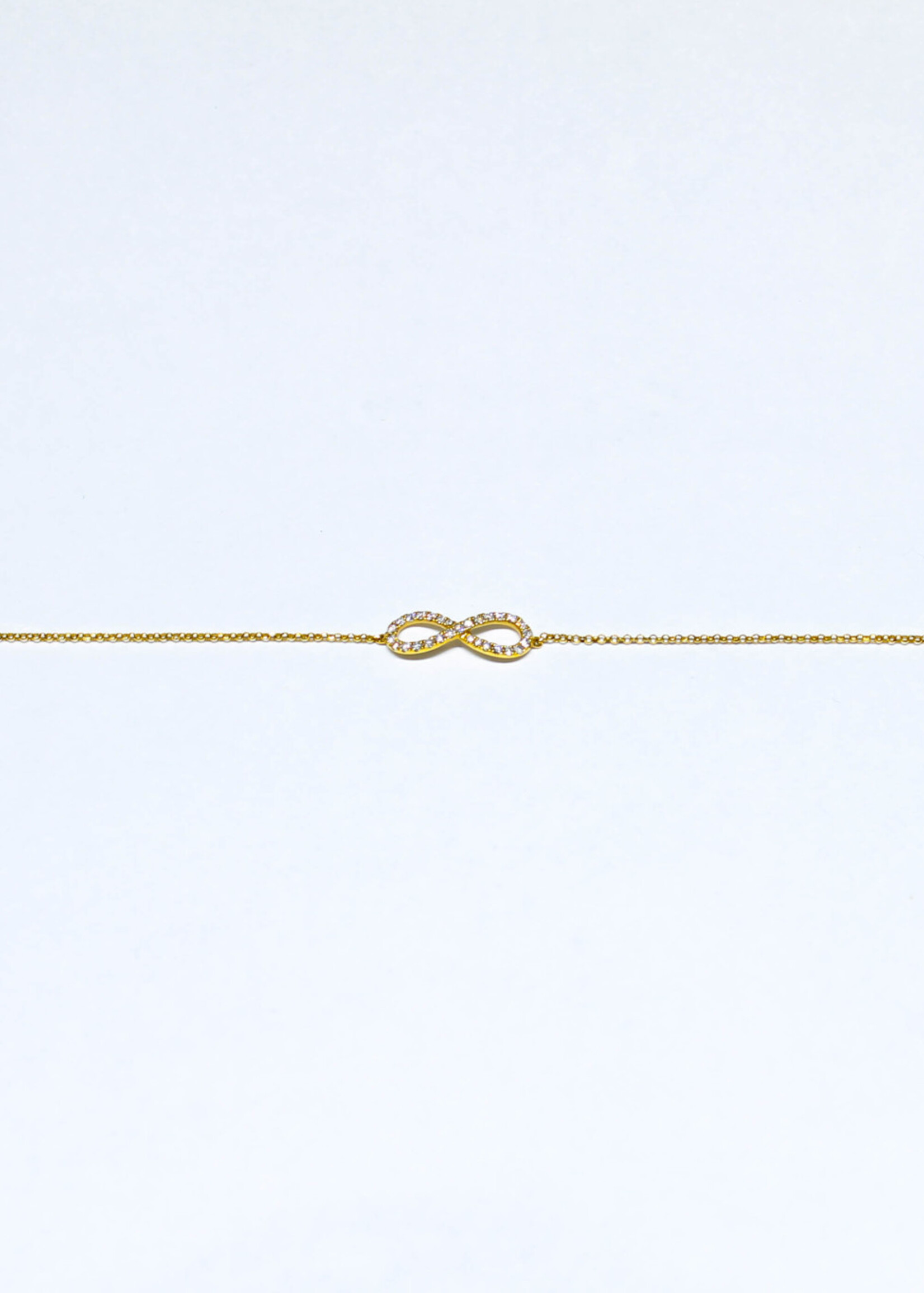 18k bracelets 18k yg .21ct infini tb1053