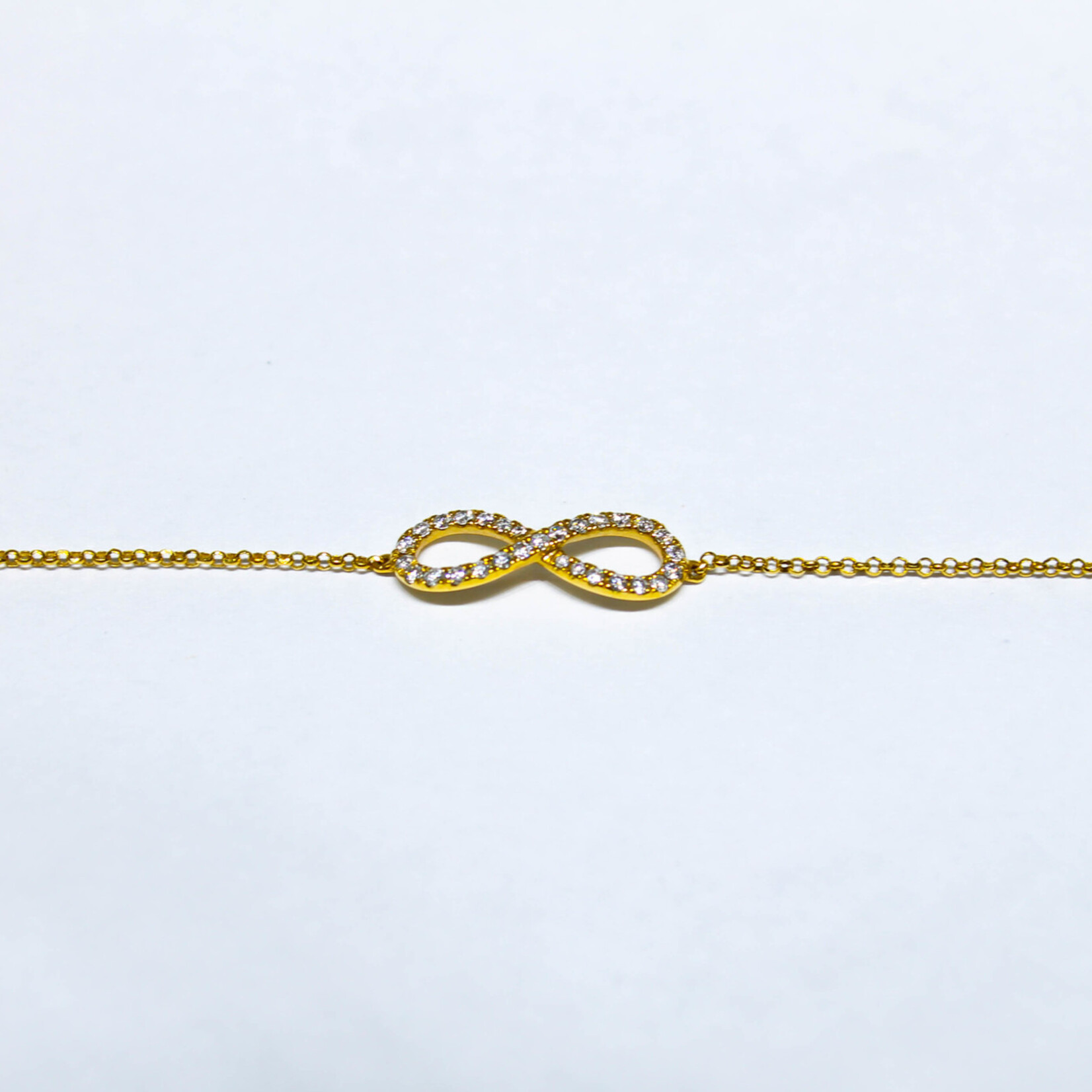 18k bracelets 18k yg .21ct infini tb1053