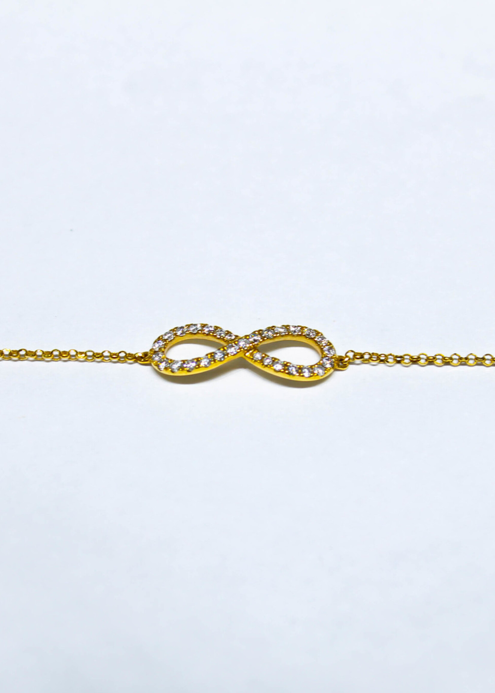 18k bracelets 18k yg .21ct infini tb1053