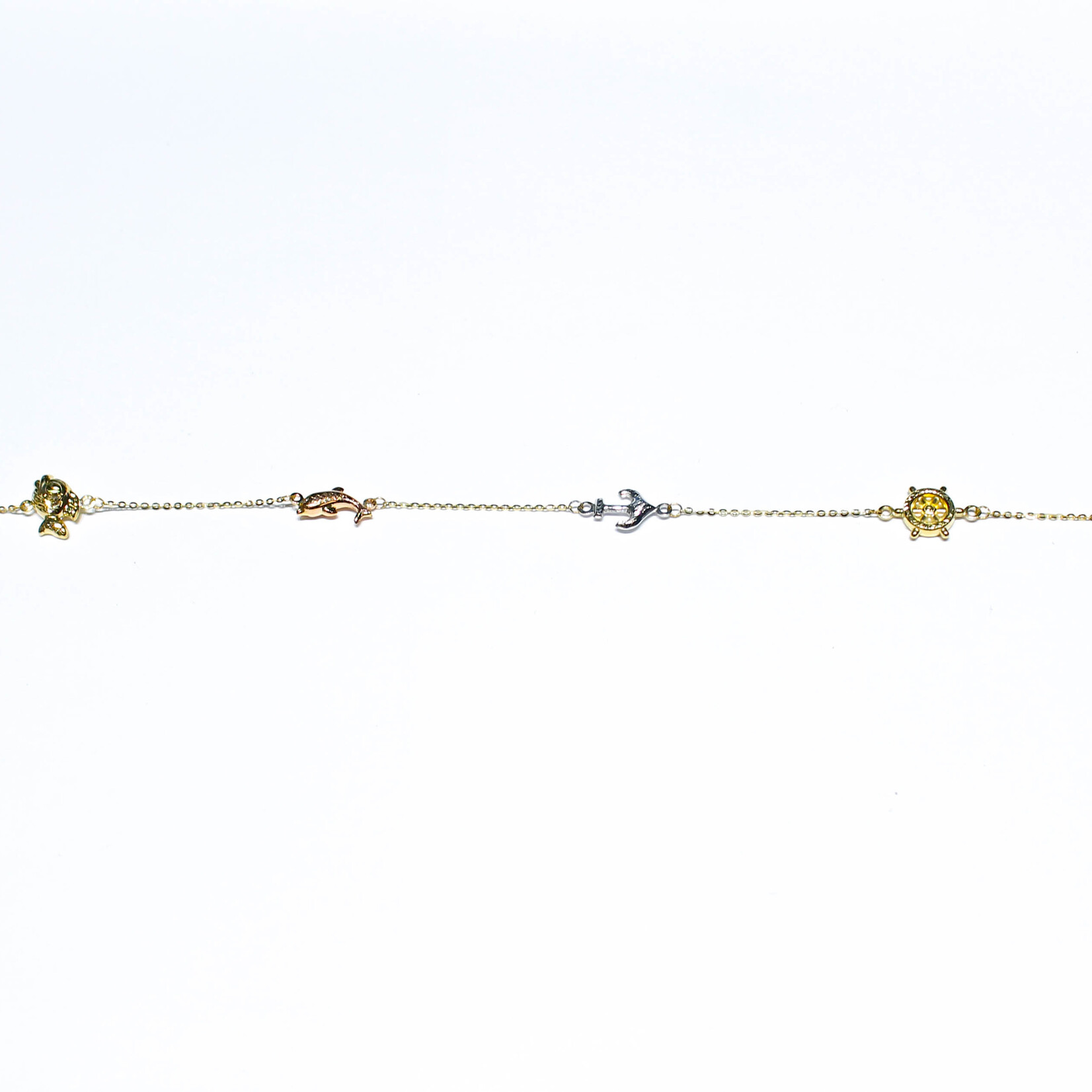 14k ank bracelets 14k yg 2.27g 10" ank/fis #755458