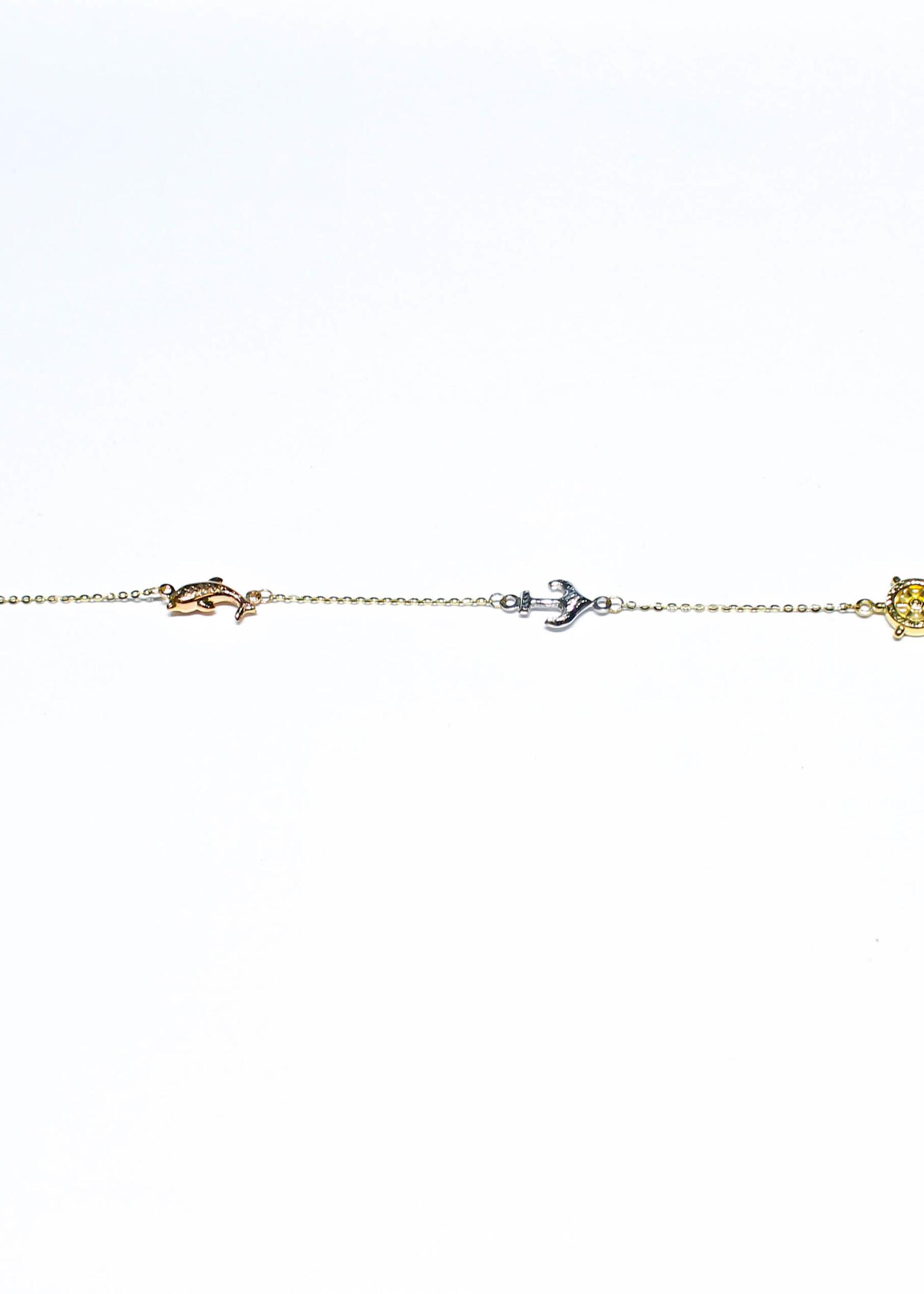 14k ank bracelets 14k yg 2.27g 10" ank/fis #755458