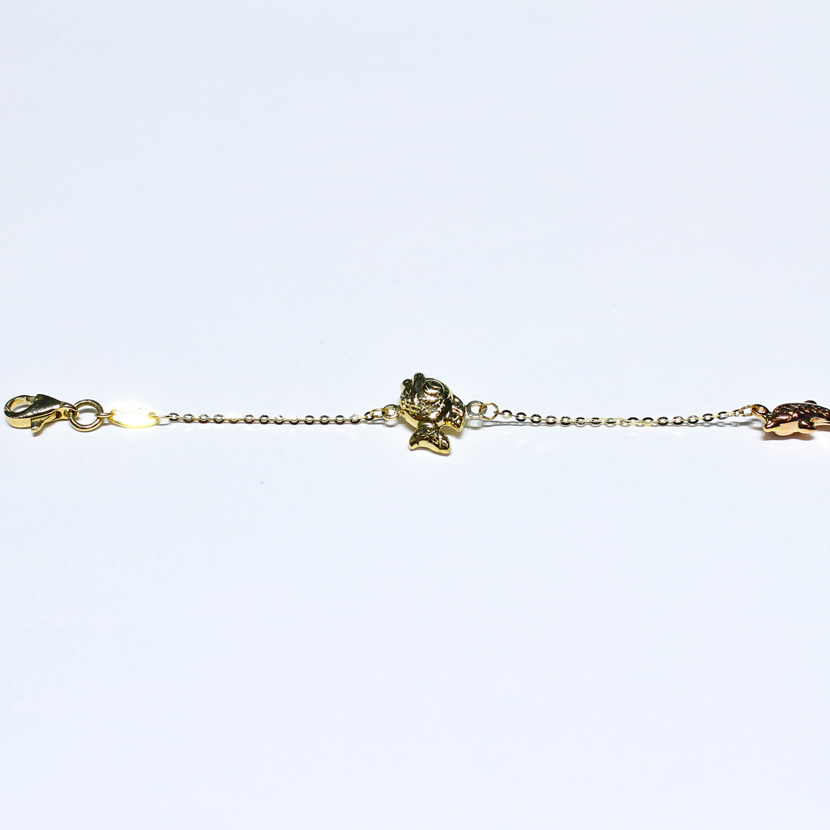 14k ank bracelets 14k yg 2.27g 10" ank/fis #755458