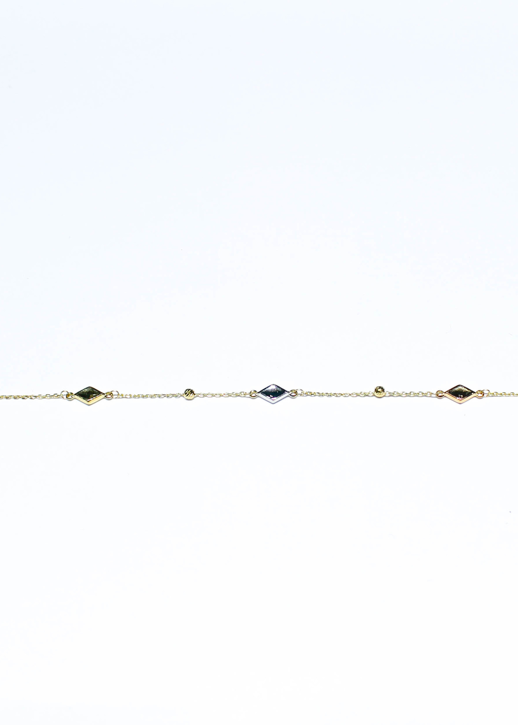 14k ank bracelets 14k yg 1.4g 10" diam #927003