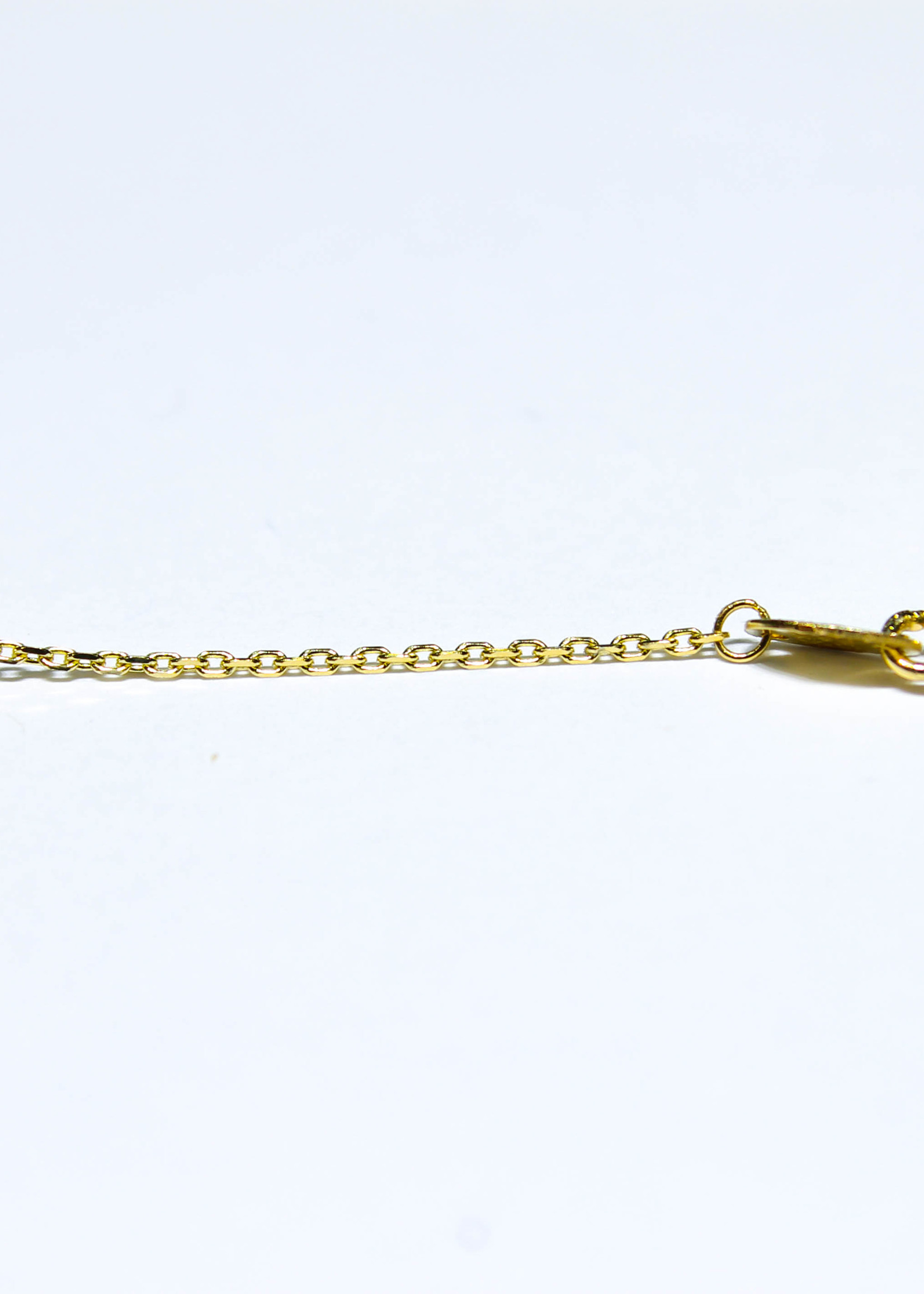 14k ank bracelets 14k yg 1.4g 10" diam #927003