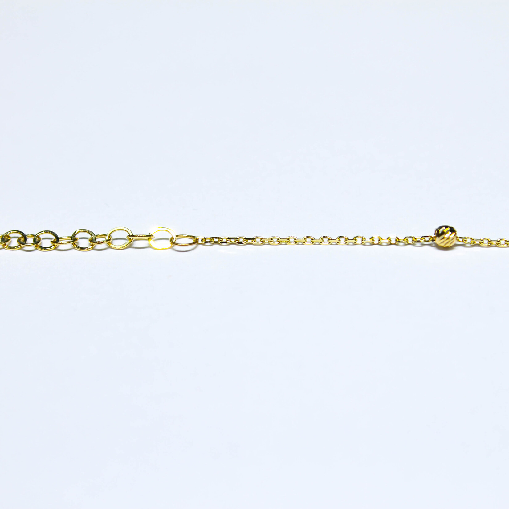14k ank bracelets 14k yg 1.4g 10" diam #927003