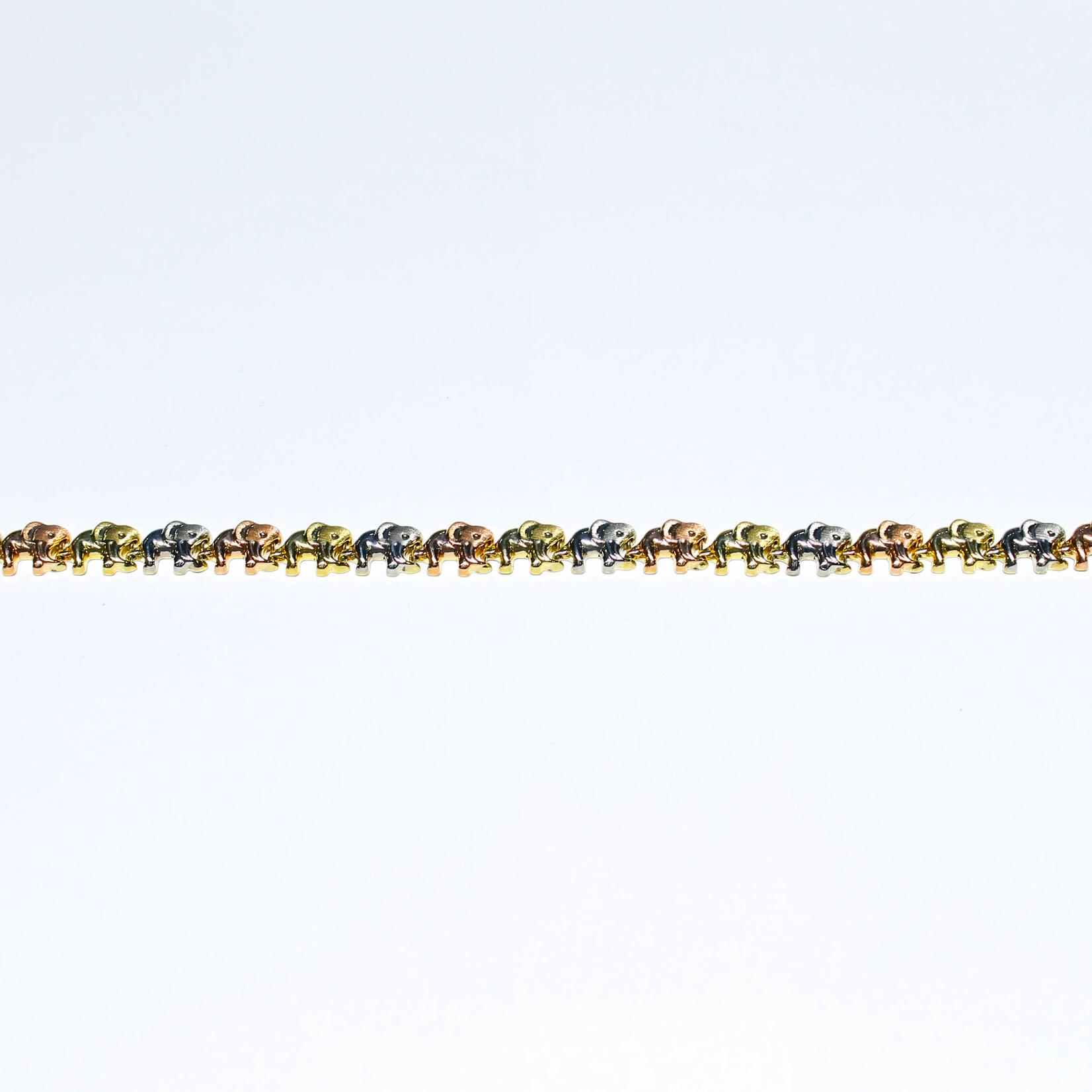 14k Bracelets 14k w/y/r 5.9g eleph