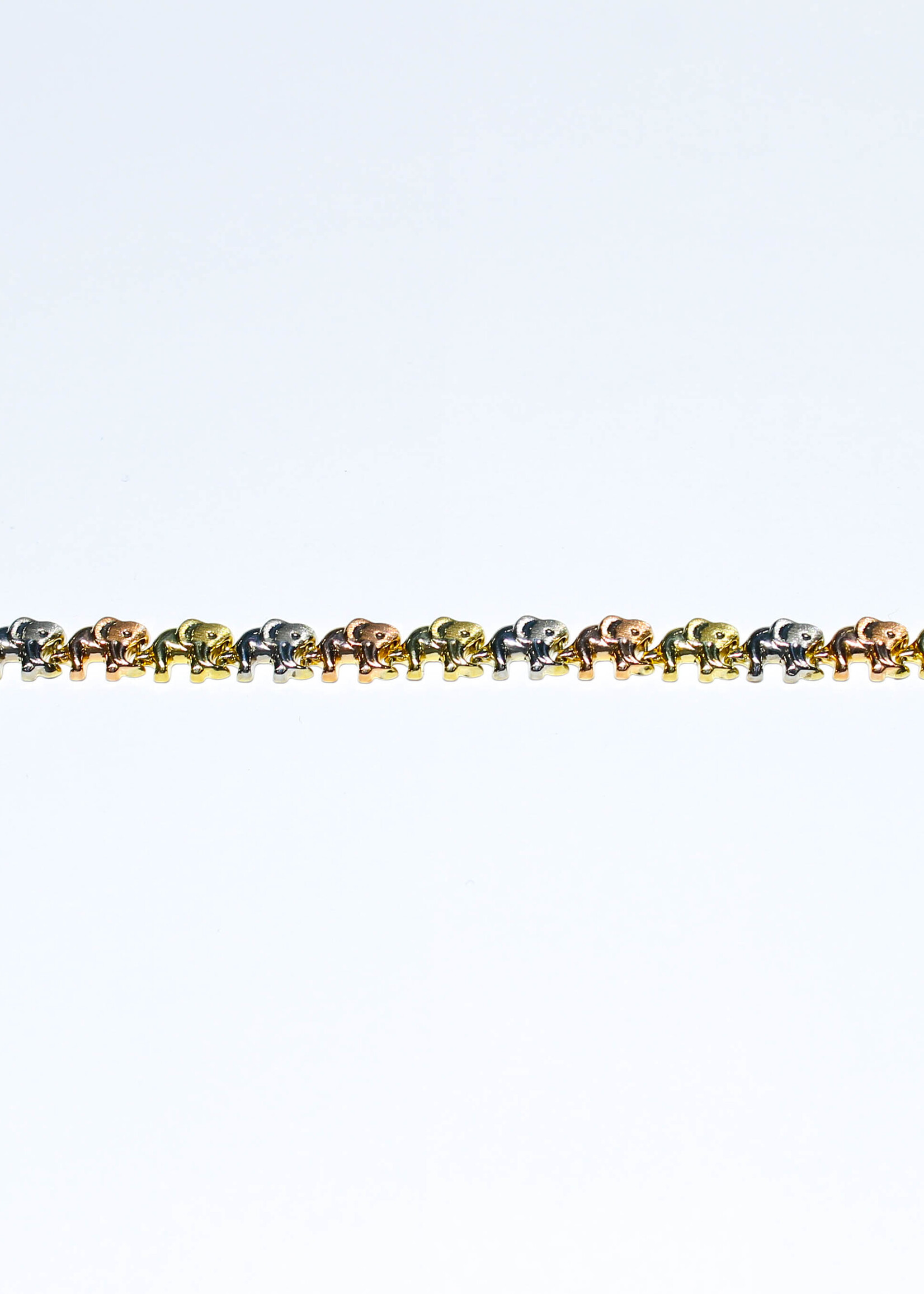 14k Bracelets 14k w/y/r 5.9g eleph