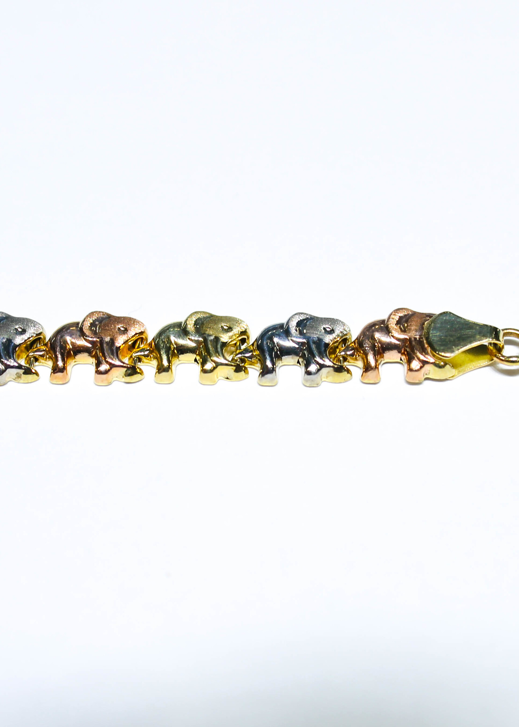 14k Bracelets 14k w/y/r 5.9g eleph
