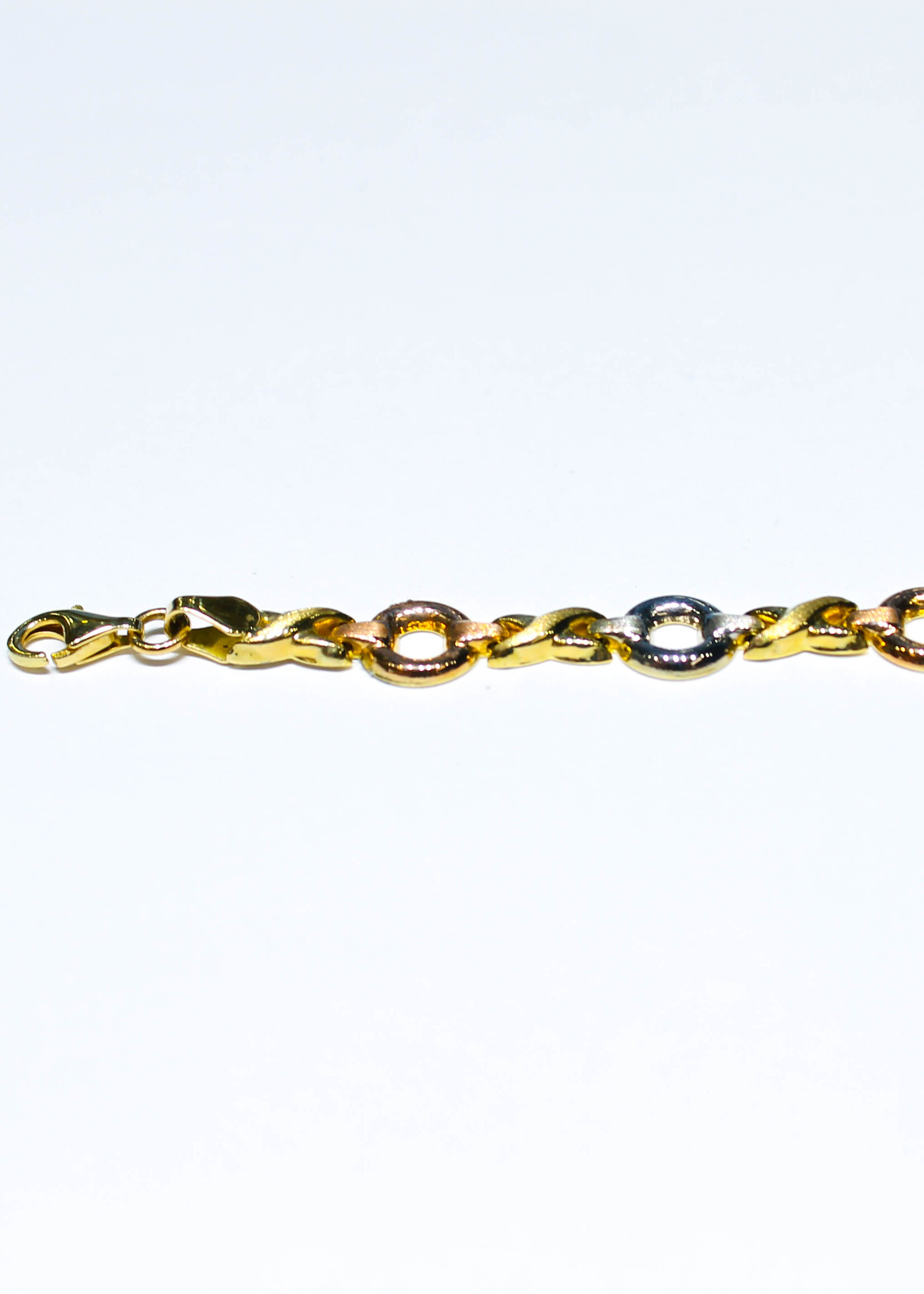 14k bracelets 14k 3ton 8" 4.7g xo