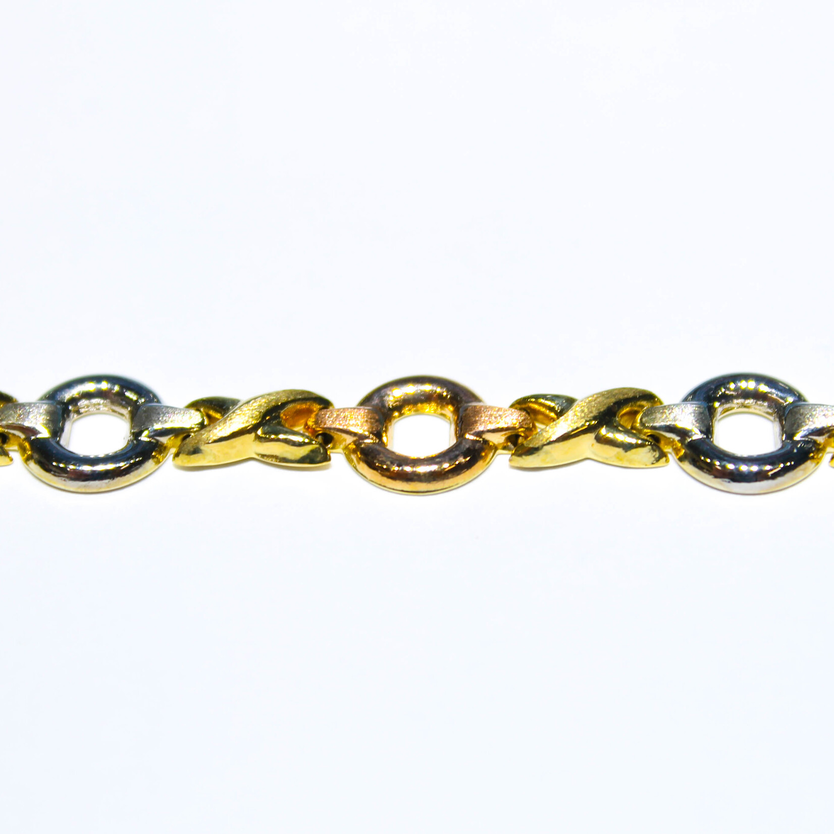 14k bracelets 14k 3ton 8" 4.7g xo