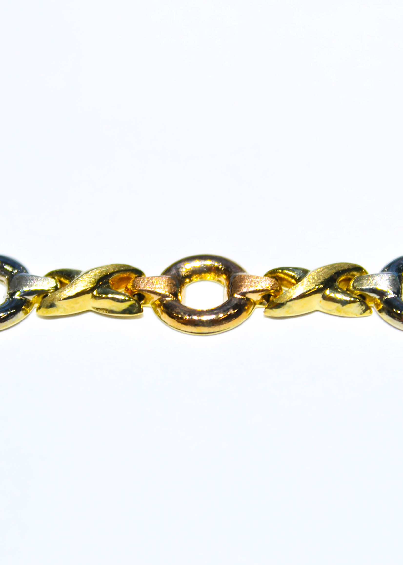 14k bracelets 14k 3ton 8" 4.7g xo