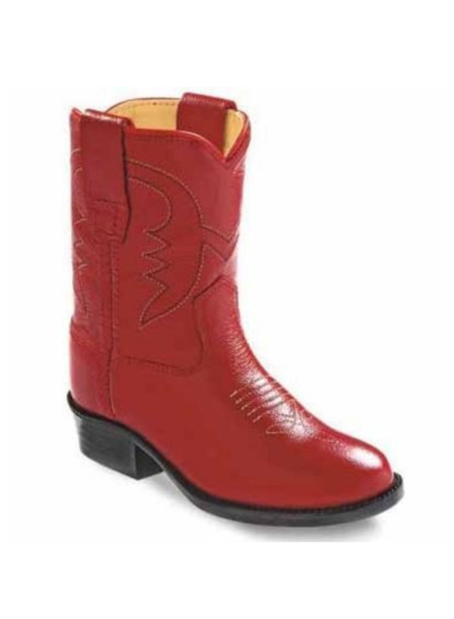 Boot Toddler Red Leather