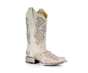 White glitter clearance cowboy boots