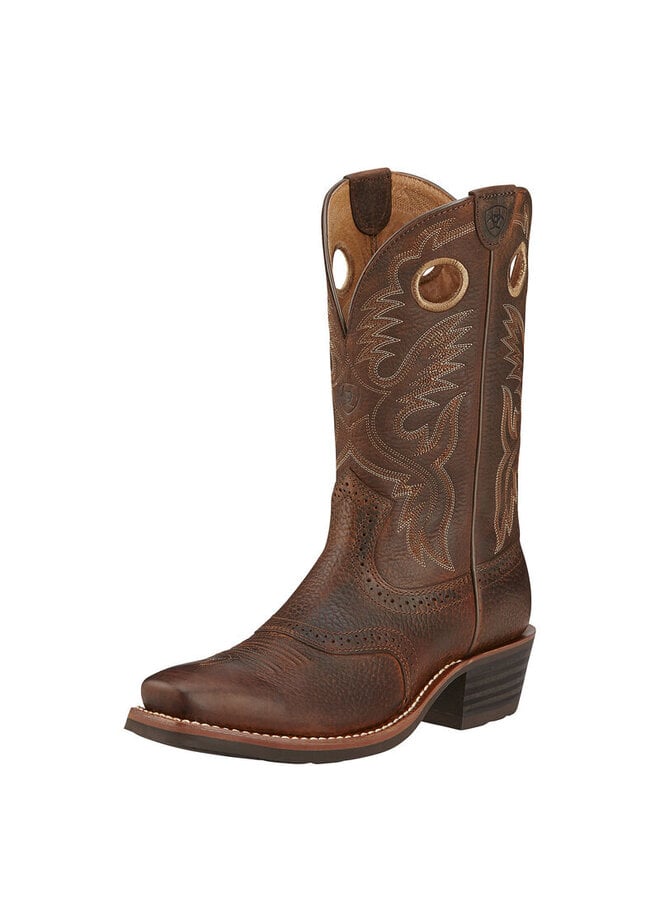 Heritage Roughstock Brown Oiled Rowdy Boot