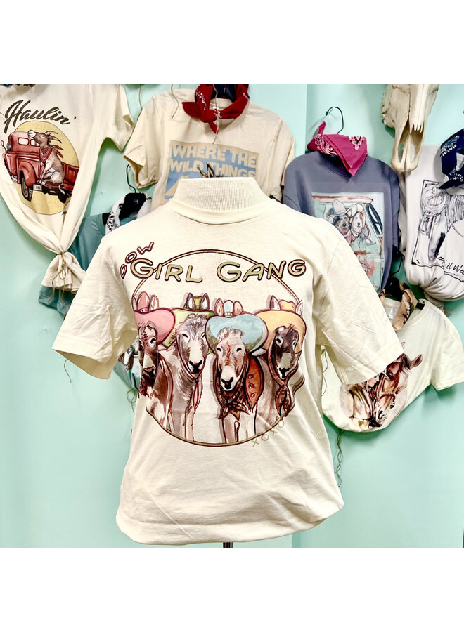 Cowgirl Gang Natural Tee