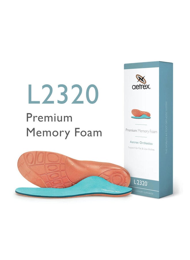 L2320 Premium Memory Foam Support Low/Flat Arches