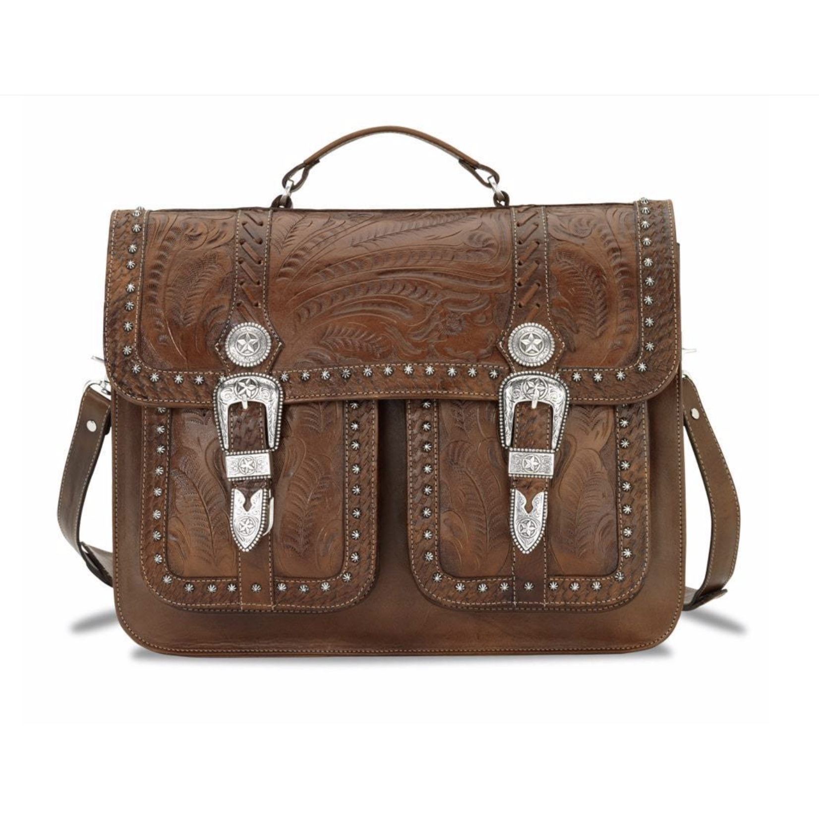 American West Two Compartment Briefcase