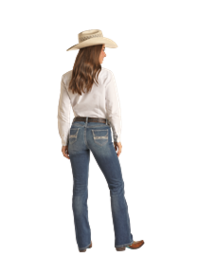 Wrangler Ladies' Retro The Green Jean High Rise Trumpet Flare - Howell  Western Wear