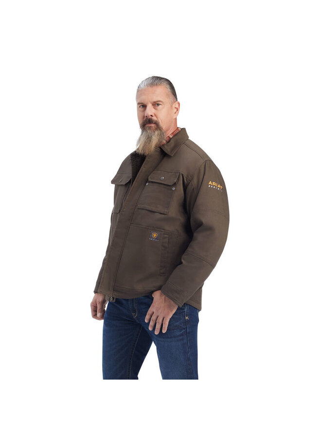 Men's Rebar DuraCanvas Sherpa-Lined Coat