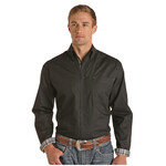 Westmoor Mns LS 0P6 Black LS Button Shirt