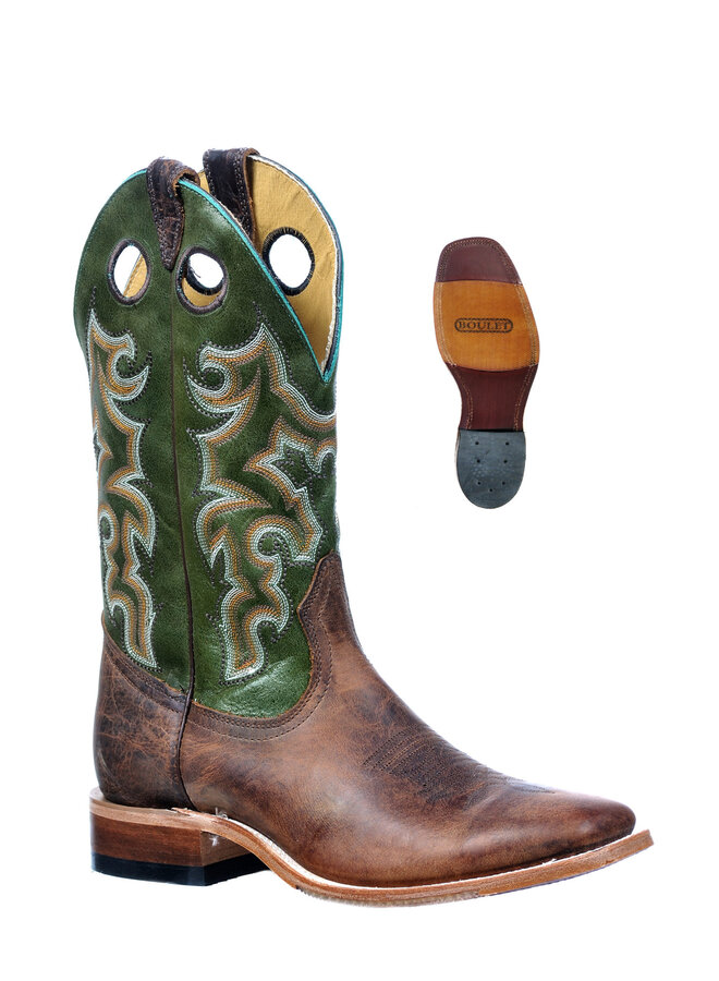 Men's Navajo Honey Wide Square Boot