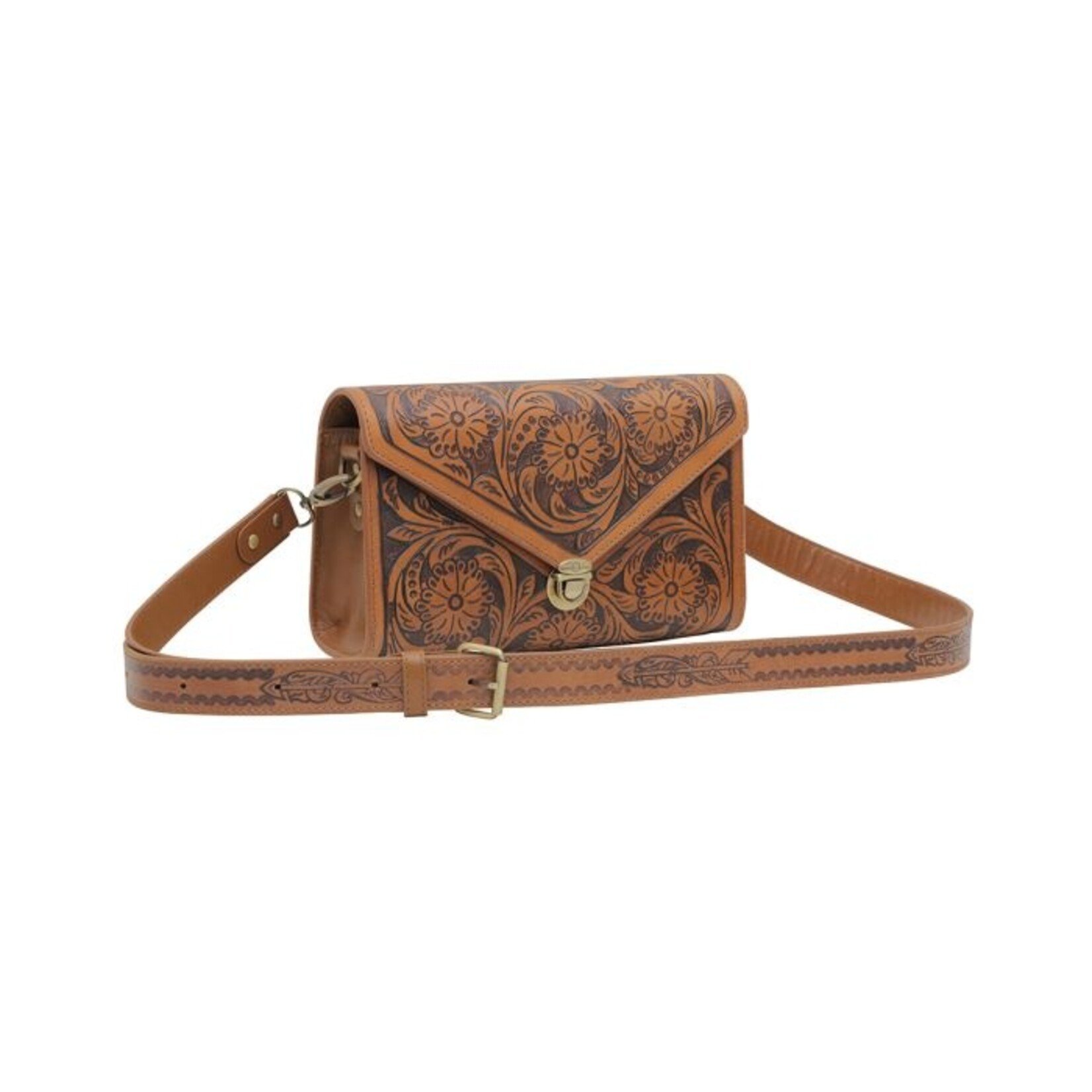 Hand Tooled Leather Bag