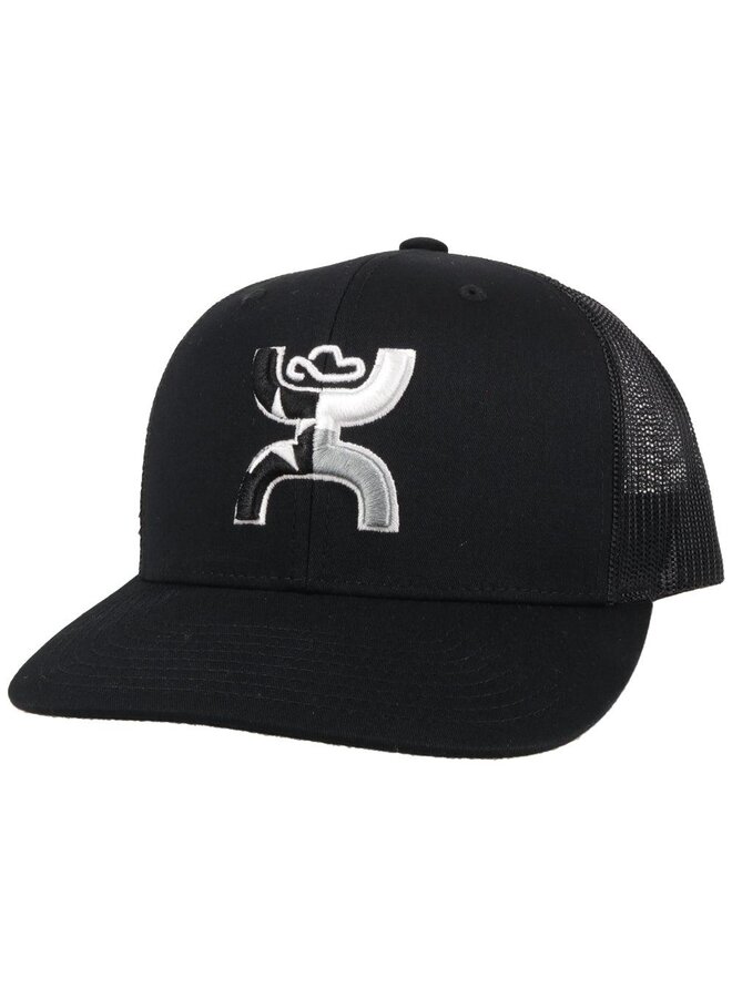 'Texican" Black Snapback Hat