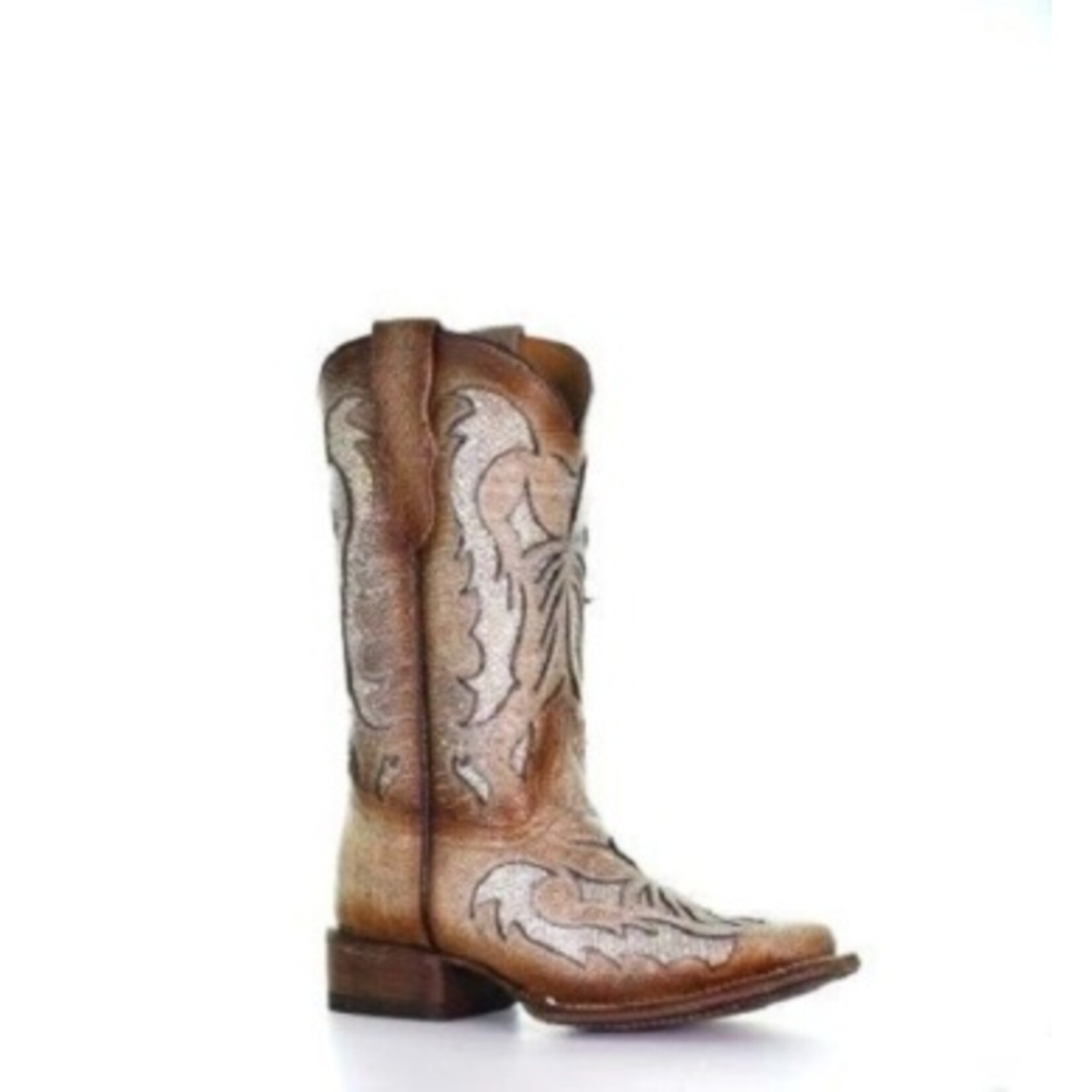 Corral Boots Corral Boots Teen Straw Inlay Embroidered
