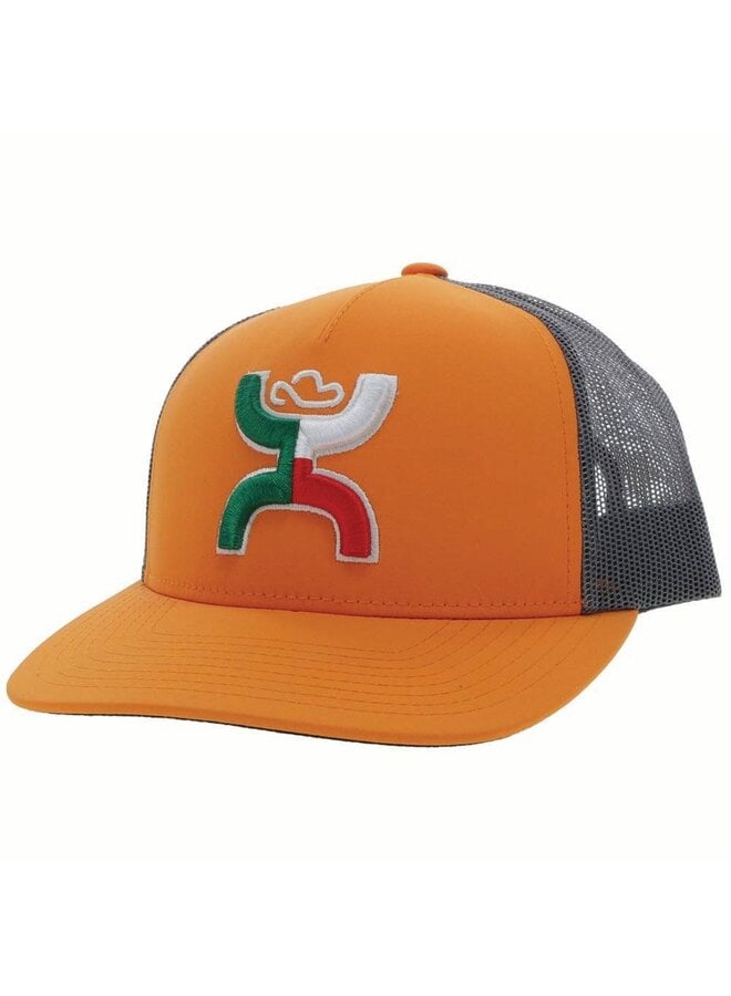 "Boquillas" Orange Trucker Snapback Hat