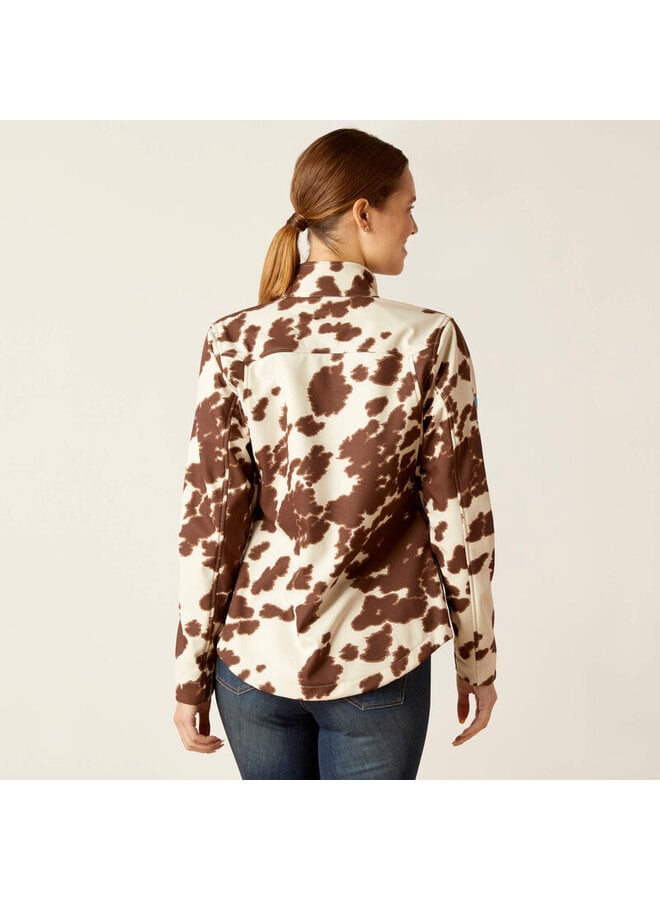 Ladies' New Team Softshell Print Jacket