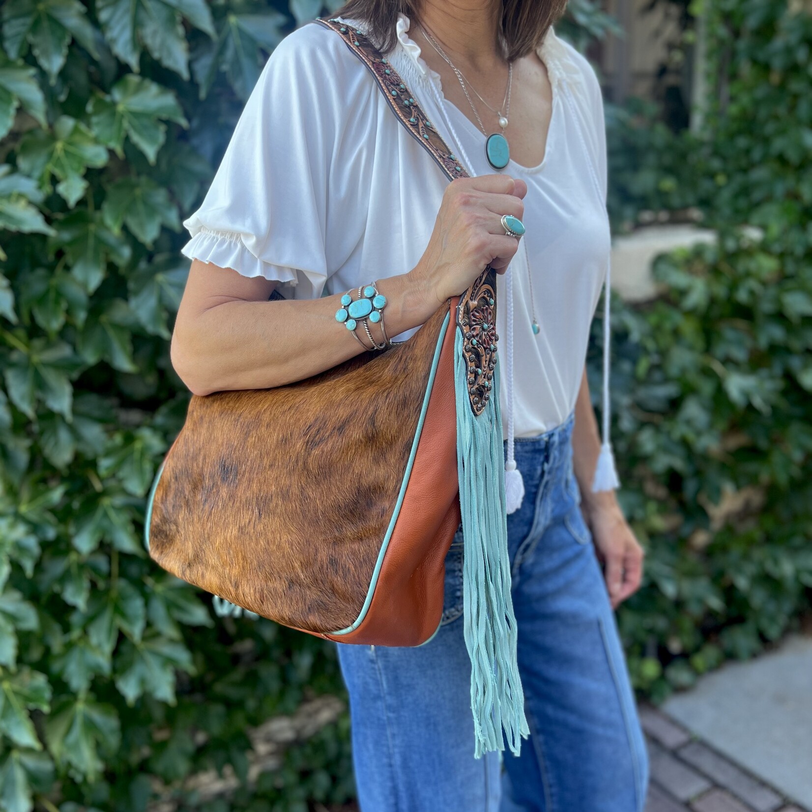 M&F Western Ariat Lorelei Sheild Shoulder Bag