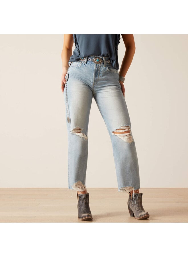 Ladies' Ultra High Rise Tomboy Crop Straight Jean