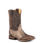 Karman Stetson Hand Tooled Wing Tip Boot - 12-020-8861-4070