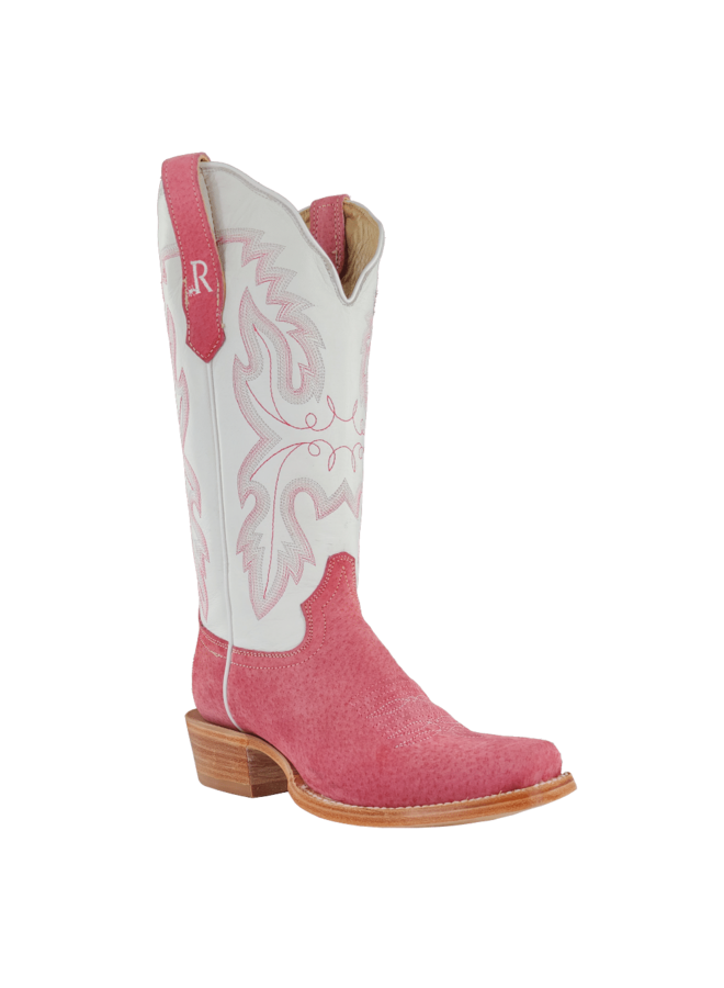 Pink Boar Rough Out Boot