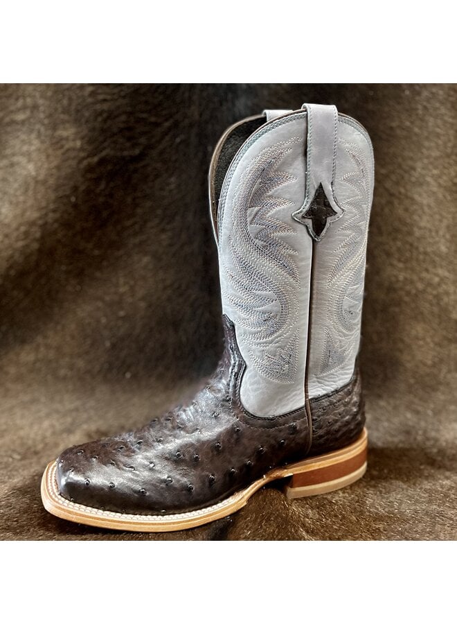 Searcy Mink Full Quill Ostrich Boot